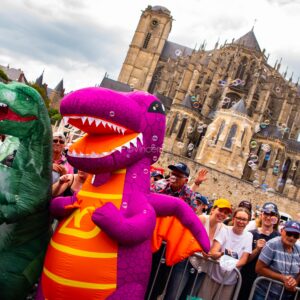 Photo à l'Unité - Rexy & Spike comme touristes